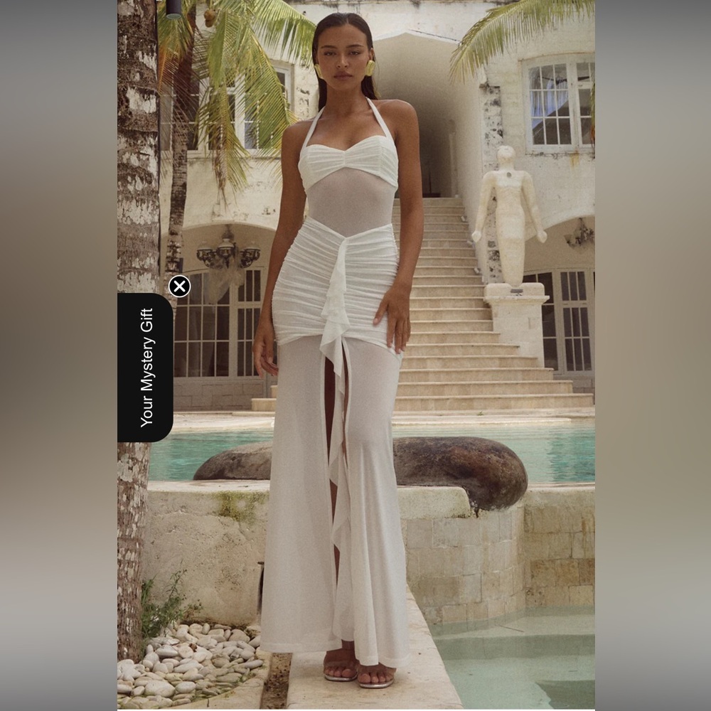 Runaway the Label White Maxi Dress - NWT